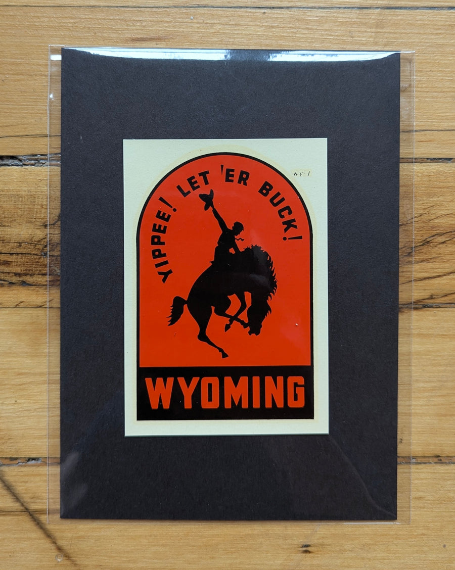 1940s - 1950s Travel Decals (Rocky Mountains) by: the Lindgren Brothers