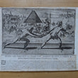 Load image into Gallery viewer, 1628 Rapier Prints with Background Scenes from Scola, Overo Teatro by Nicoletto Giganti
