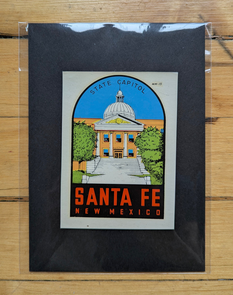 1940s - 1950s Travel Decals (Southwestern States) by: the Lindgren Brothers