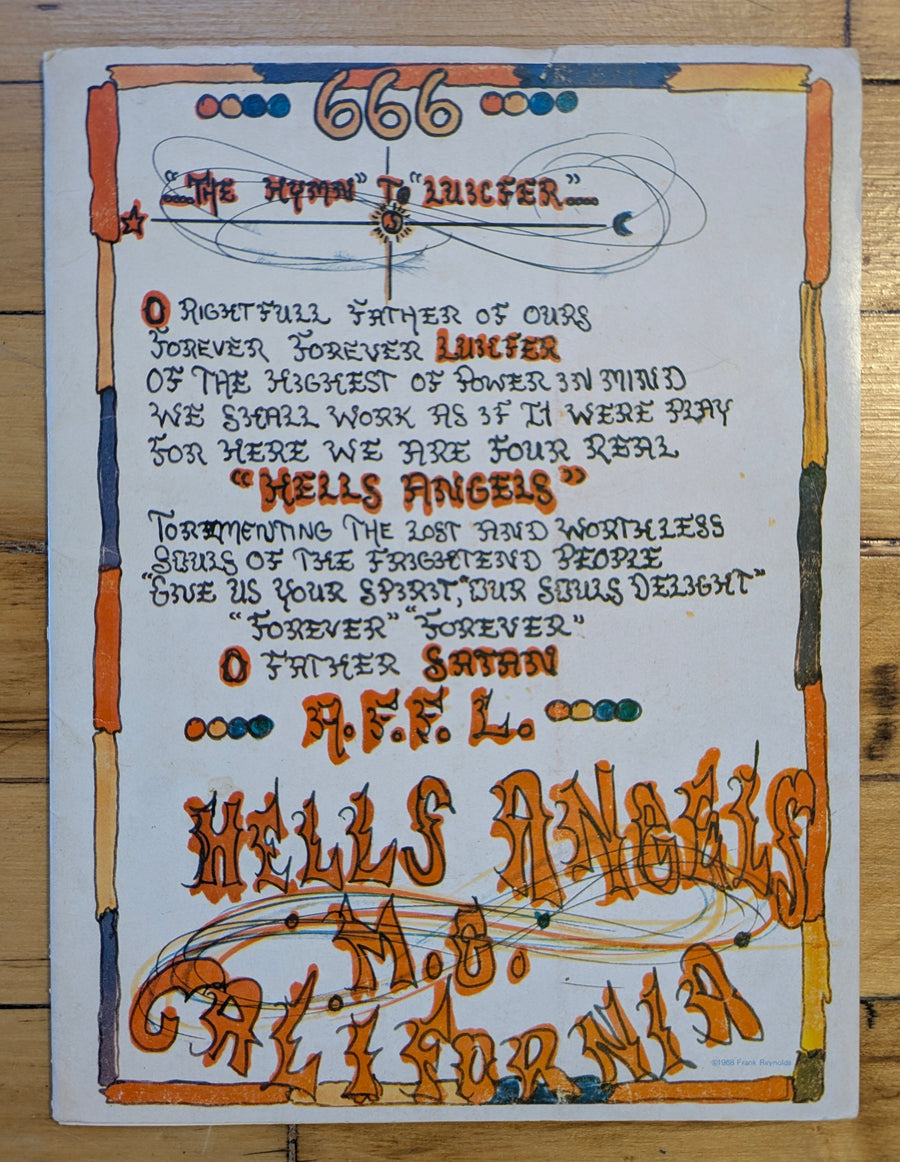 1960s Hells Angels Illustrated Portfolio by Freewheelin' Frank