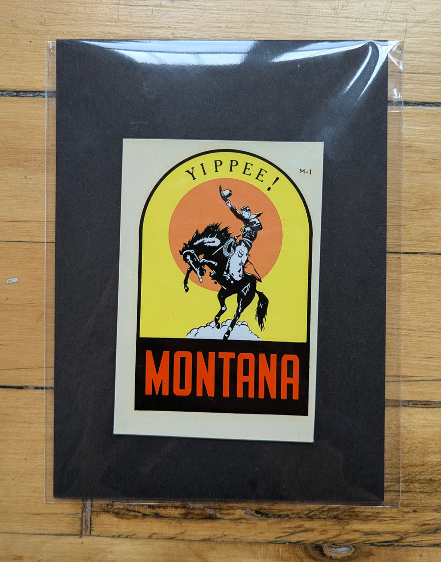 1940s - 1950s Travel Decals (Rocky Mountains) by: the Lindgren Brothers