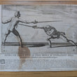 Load image into Gallery viewer, 1628 Rapier Prints of Single-Sword Technique from Scola, Overo Teatro by Nicoletto Giganti
