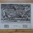 Load image into Gallery viewer, 1628 Rapier Prints with Background Scenes from Scola, Overo Teatro by Nicoletto Giganti
