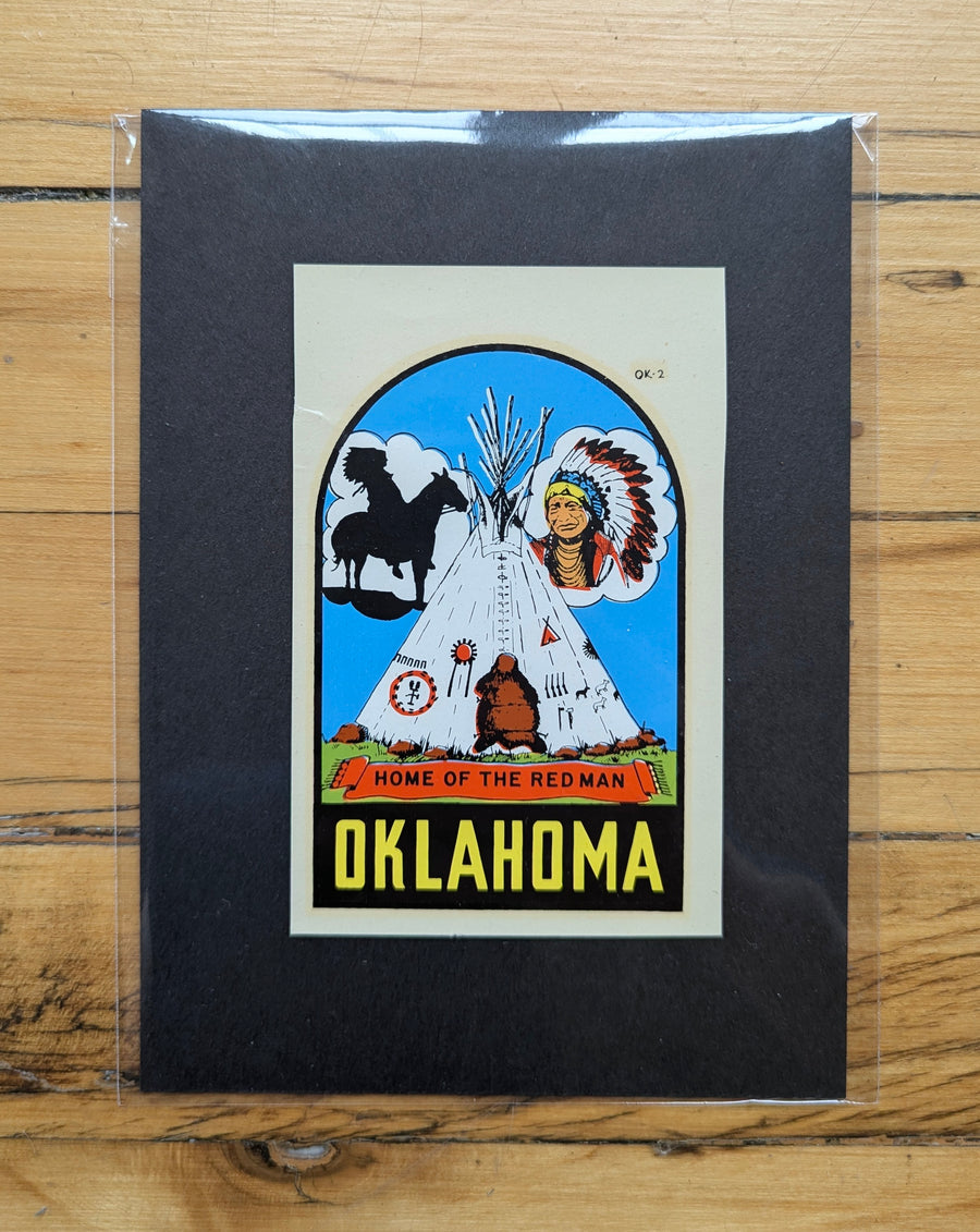 1940s - 1950s Travel Decals (Central States) by: the Lindgren Brothers