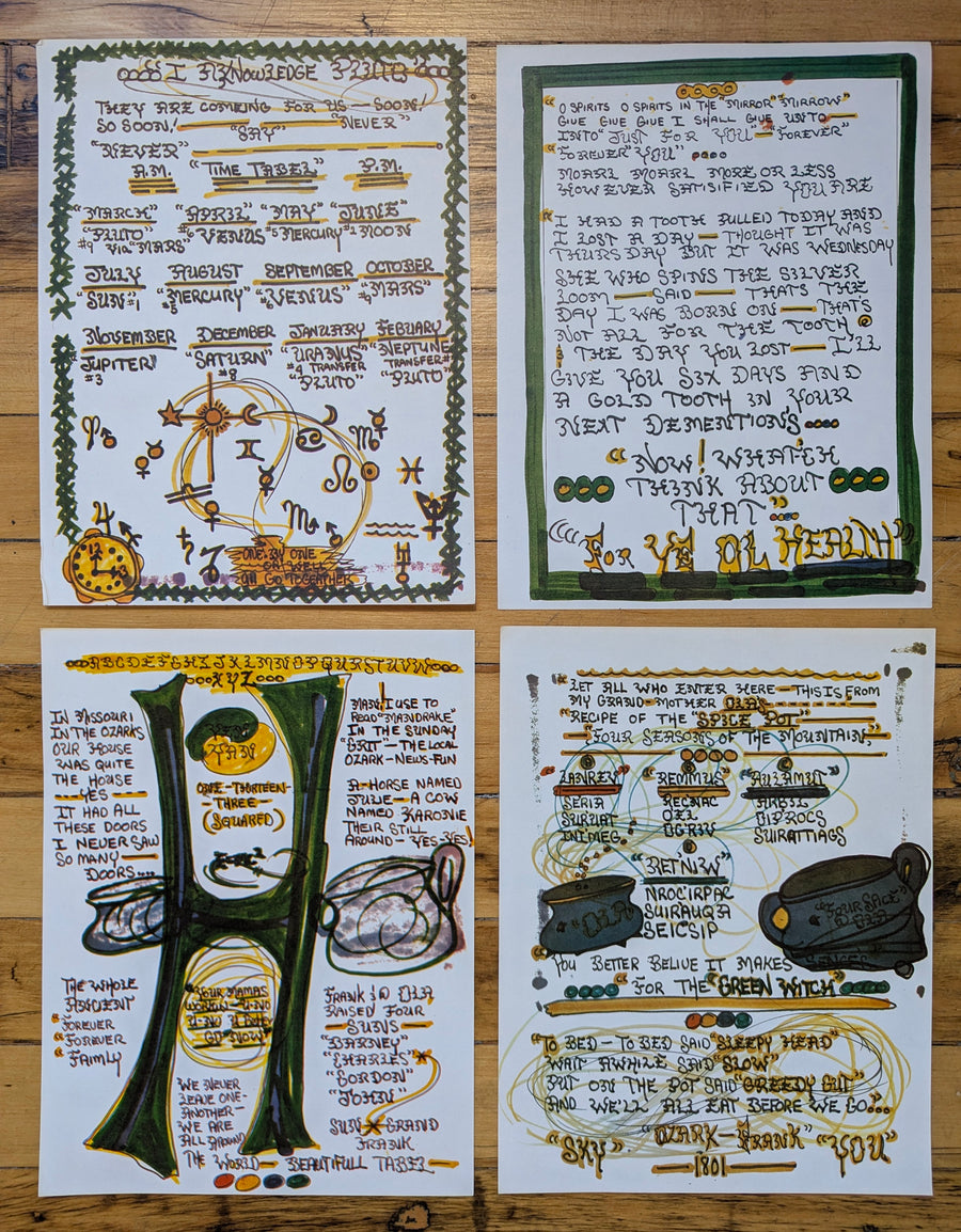 1960s Hells Angels Illustrated Portfolio by Freewheelin' Frank