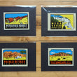 Load image into Gallery viewer, 1940s - 1950s Travel Decals (Southwestern States) by: the Lindgren Brothers
