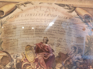1763 Plan de la Ville et Fauxbourgs de Paris