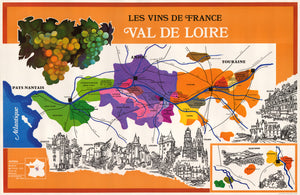 1980s Les Vins de France Val de Loire