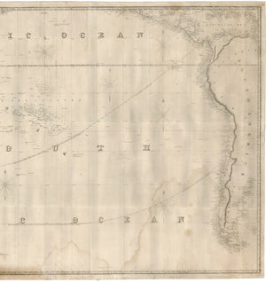 A New Chart of the South Pacific Ocean Including Australia, the East India Islands… By: James Imray Date: 1860