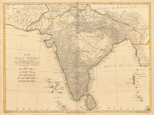 The East Indies including more particularly the British Dominions of the Continent of India By: John Blair Date: 1773
