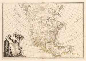 L’Amerique Septentrionale divisee en ses principaux ETATS by: Jean Janvier, 1762