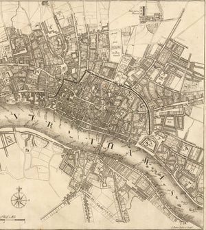 A Plan of the City’s of London, Westminster and Borough of Southwark; with the new Additional Buildings anno 1720 By: John Senex