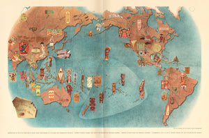 Pageant of the Pacific: PLATE III. Art Forms of the Pacific by: Miguel Covarrubias, 1940