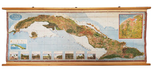 Mapa de los Paisajes de Cuba by: Canet & Raisz, 1949
