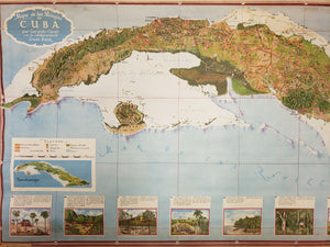 Mapa de los Paisajes de Cuba by: Canet & Raisz, 1949