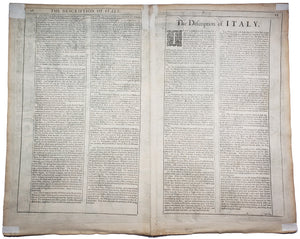 Verso : Italia Newly augmented by John Speed, 1676 | New World Cartographic