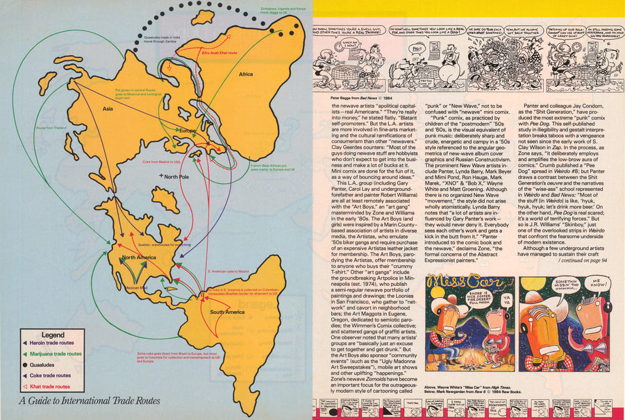 The World According to Dope - A World Map by High Times Magazine