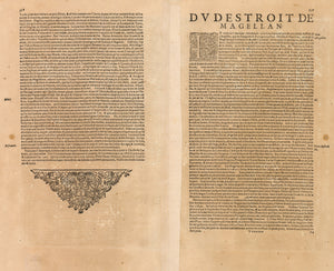 Exquisita & magno aliquot mensium peridulo histrata et iam retecta Freti Magellanici Facies. By: Gerard Mercator Date: 1610 - VERSO