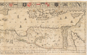 A General Mapp of the Coast of Barbarie by: Richard Blome, 1667