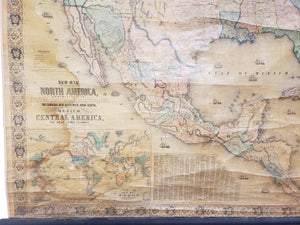 1854 New Map of that Portion of North America exhibiting the United States and Territories,...