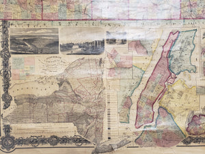 1860 The State of New York from New and Original Surveys...