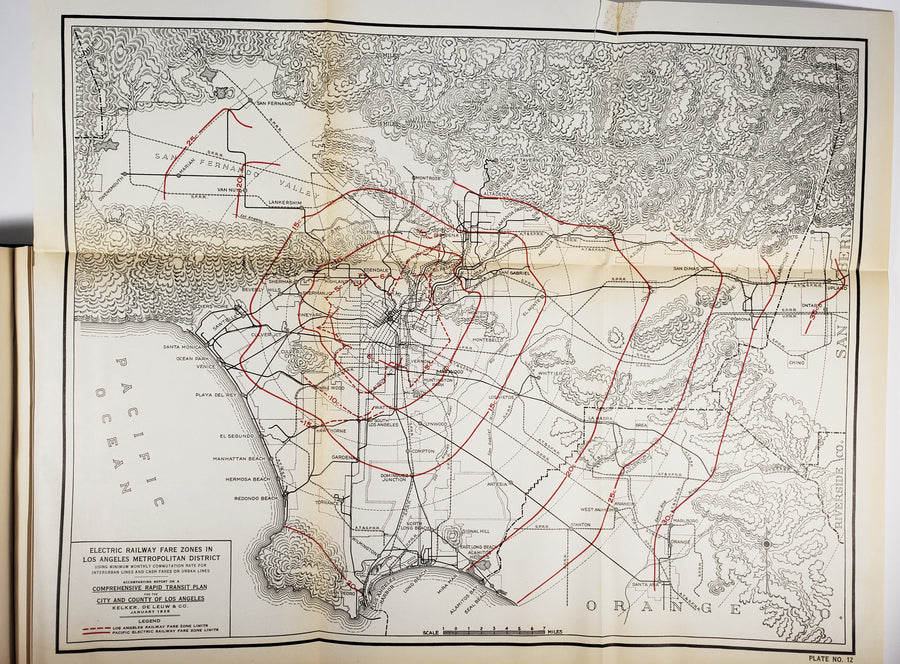 1925 Rapid Transit Plan for Los Angeles