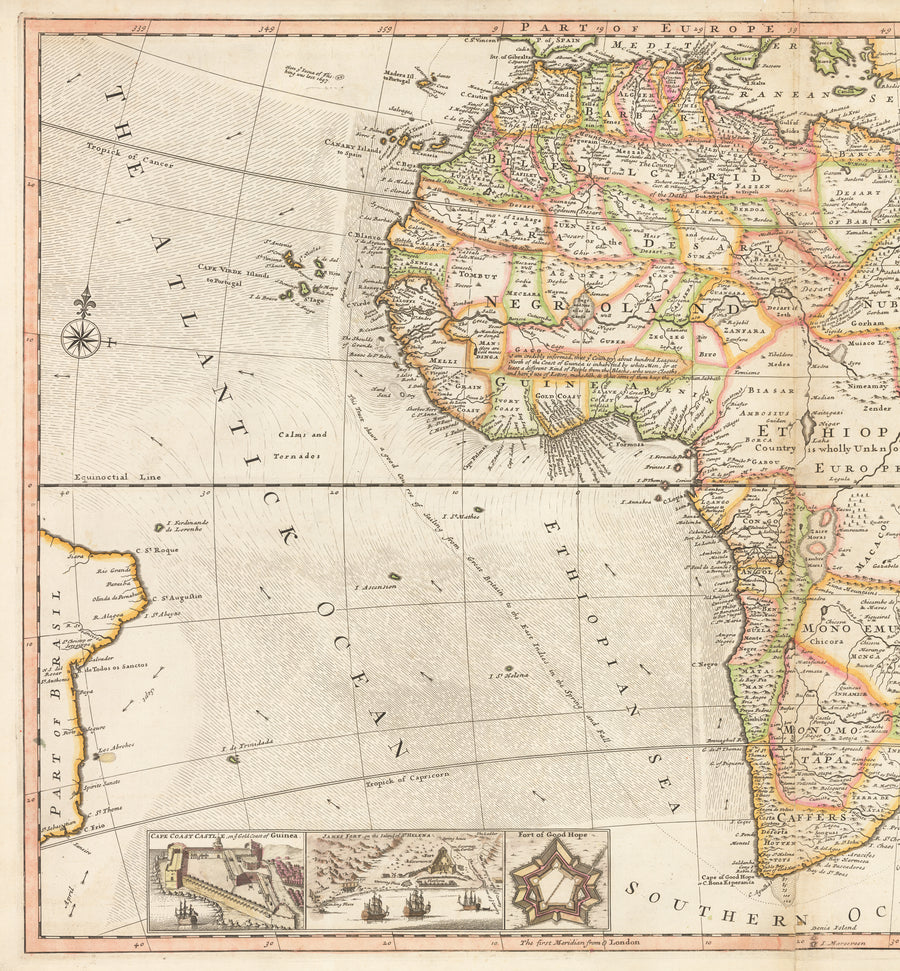 1720 ...Map of Africa, According to yet Newest and most Exact Observations...