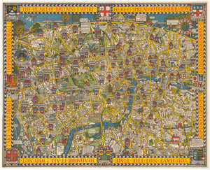 The Wonderground Map of London Town by: Leslie MacDonald Gill, 1924