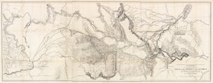 Map of Milk R. to the Crossing of the Columbia R. by: Isaac Stevens 1853-55