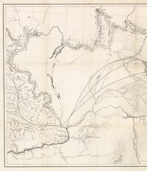 Map of Milk R. to the Crossing of the Columbia R. by: Isaac Stevens 1853-55