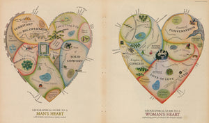 1960 Geographical Guide to a Man's & Woman's Heart