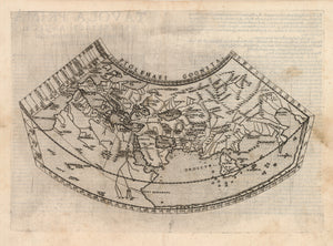 Old Ptolemaic World Map: Ptolemaei Cognita by: Ruscelli, 1574 