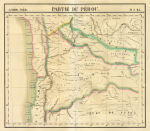 1825 - 1827 Amer. Mer. Partie du Perou. No. 25.