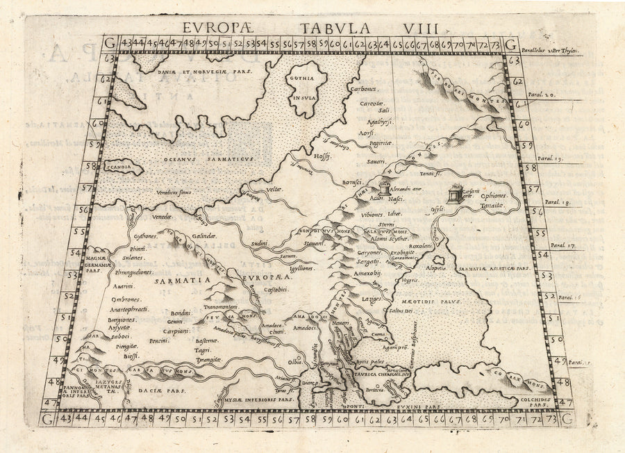 Europae Tabula VIII by: Girolamo Ruscelli, 1574