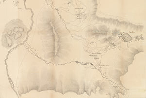Antique Map of the Lower Geyser Basin Yellowstone National Park by: F.V. Hayden 1878