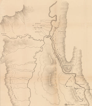 Antique Map of the Upper Geyser Basin Yellowstone National Park by: F.V. Hayden, 1878
