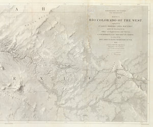 1858 Map No. 2 Rio Colorado of the West