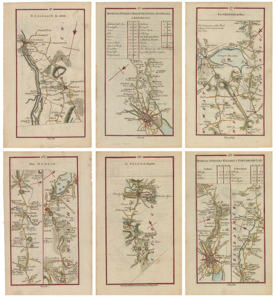 1778 Taylor and Skinner’s Maps of the Roads of Ireland, Surveyed 1777.