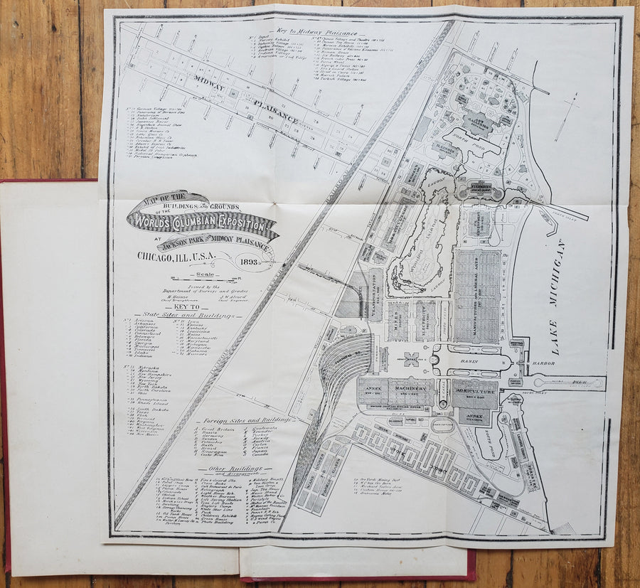 Map of the Buildings and Grounds of the World's Columbian Exposition at Jackson Park and Midway Plaisance