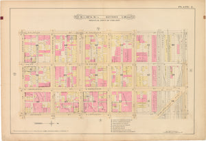 Original Town of Chicago By: Elisha Robinson, 1886 - West Loop