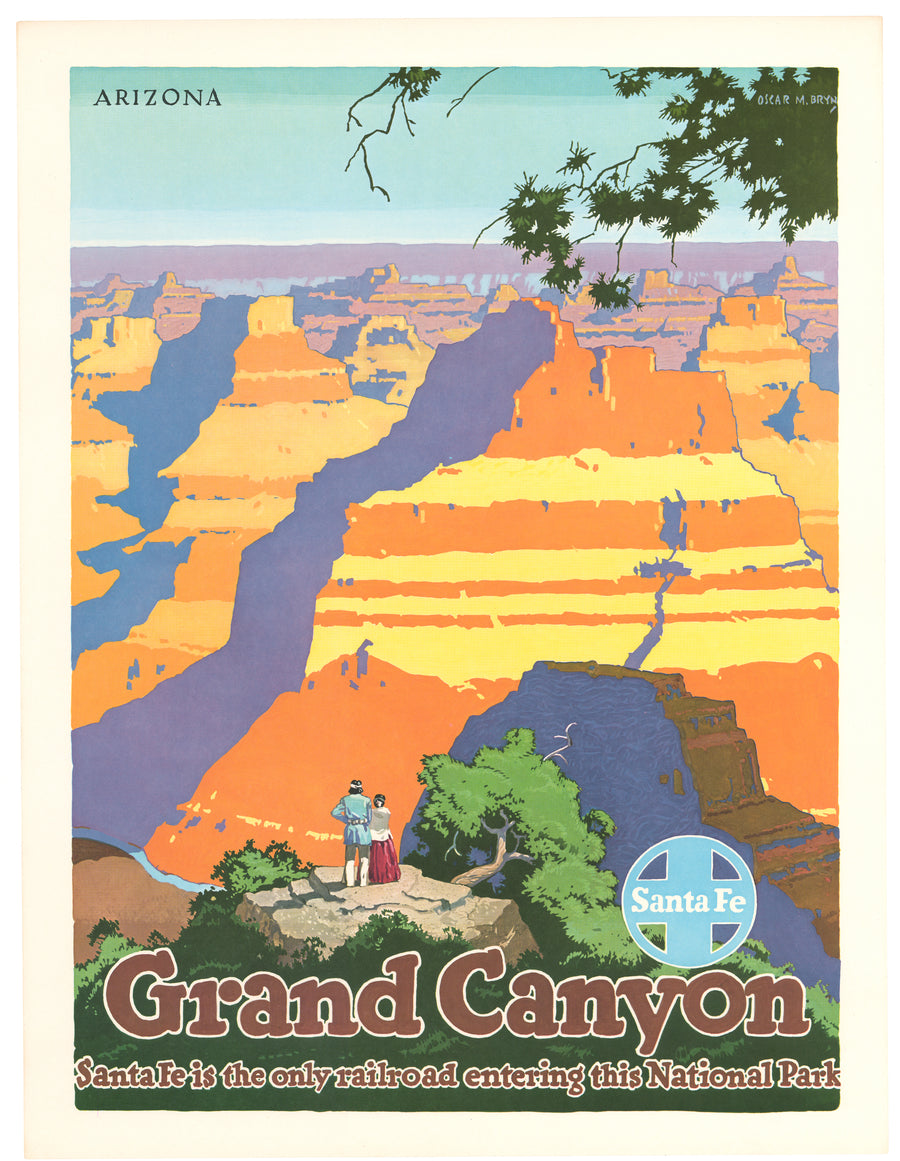 1940s Santa Fe Railway: Grand Canyon, Arizona