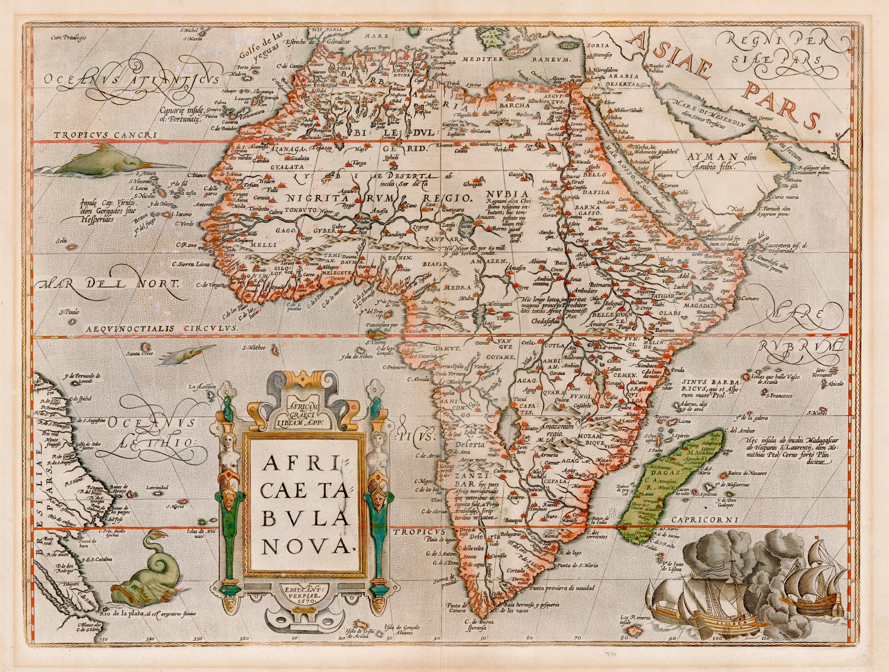 Old African Map