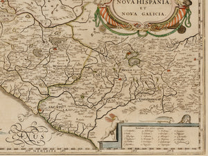 Nova Hispania et Nova Galicia By: Hendrik Hondius / Jan Jansson 1638