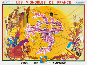 Les Vignobles de France | Vins de Champagne by: Sopexa 1970s