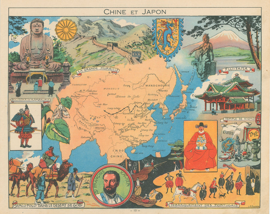 1948 Chine et Japon