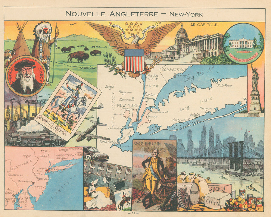 1948 Nouvelle Angleterre - New York