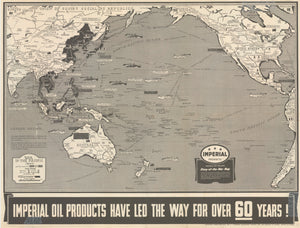 Imperial Oil Dealer’s Story-of-the-War Map by Stanley Turner, 1942 | VERSO