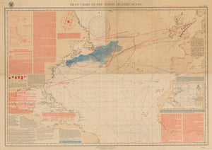 Pilot Chart of the North Atlantic Ocean by: Capt. J.E. Craig,1899