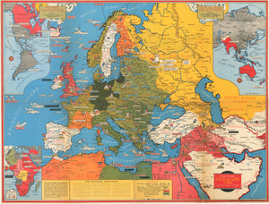 Stanley Turner's World War Map of 1942