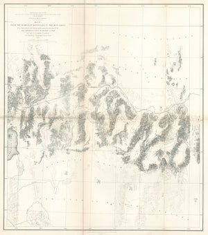 1855 / 1861 Map No 1 - 4 Railroad Survey from Green River, Utah to the Pacific Ocean - 41st Parallel